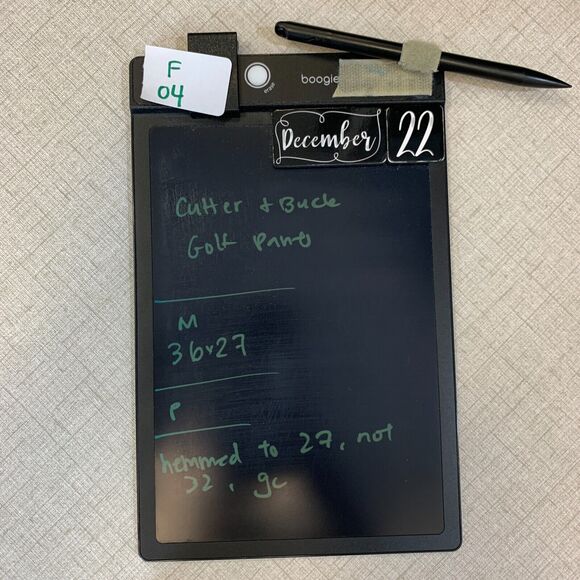 Cutter & Buck BainBridge Golf Pant Mens 36x27 Gray Flat Front Performance Chino - Picture 12 of 13